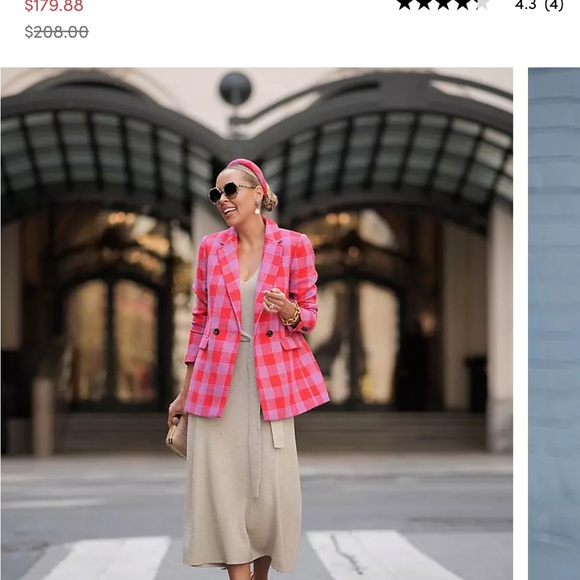 Ann Taylor Plaid Blazer - Picture 13 of 16